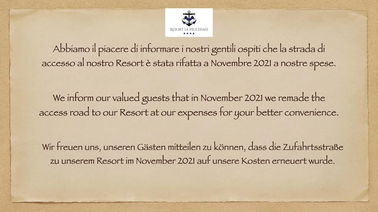 Resort Le Picchiaie Portoferraio